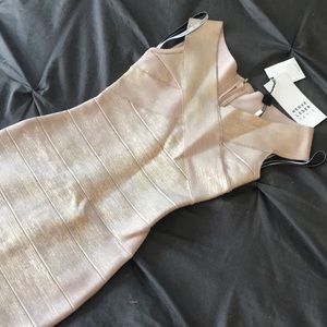 Herve leger basics off the shoulder dress NWT xxs